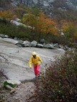sous la pluie
